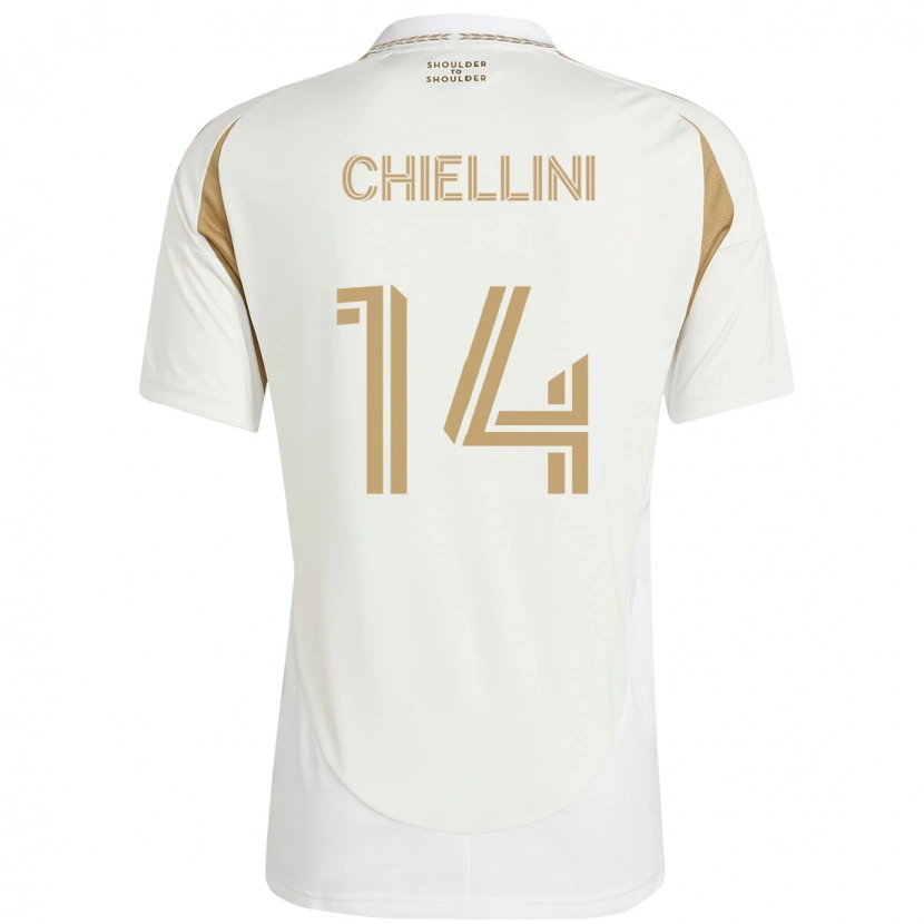 Danxen Niño Camiseta Giorgio Chiellini #14 Negro Marrón 2ª Equipación 2025/26 La Camisa