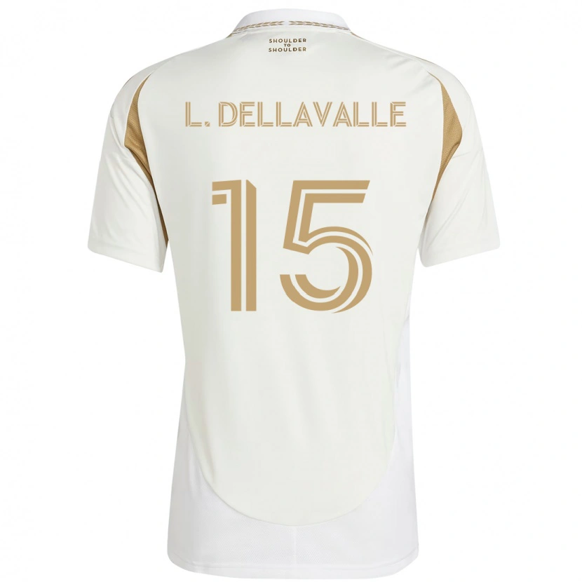 Danxen Niño Camiseta Lorenzo Dellavalle #15 Negro Marrón 2ª Equipación 2025/26 La Camisa