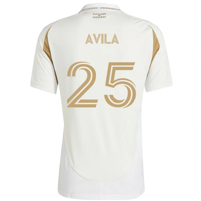 Danxen Niño Camiseta Armando Avila #25 Negro Marrón 2ª Equipación 2025/26 La Camisa
