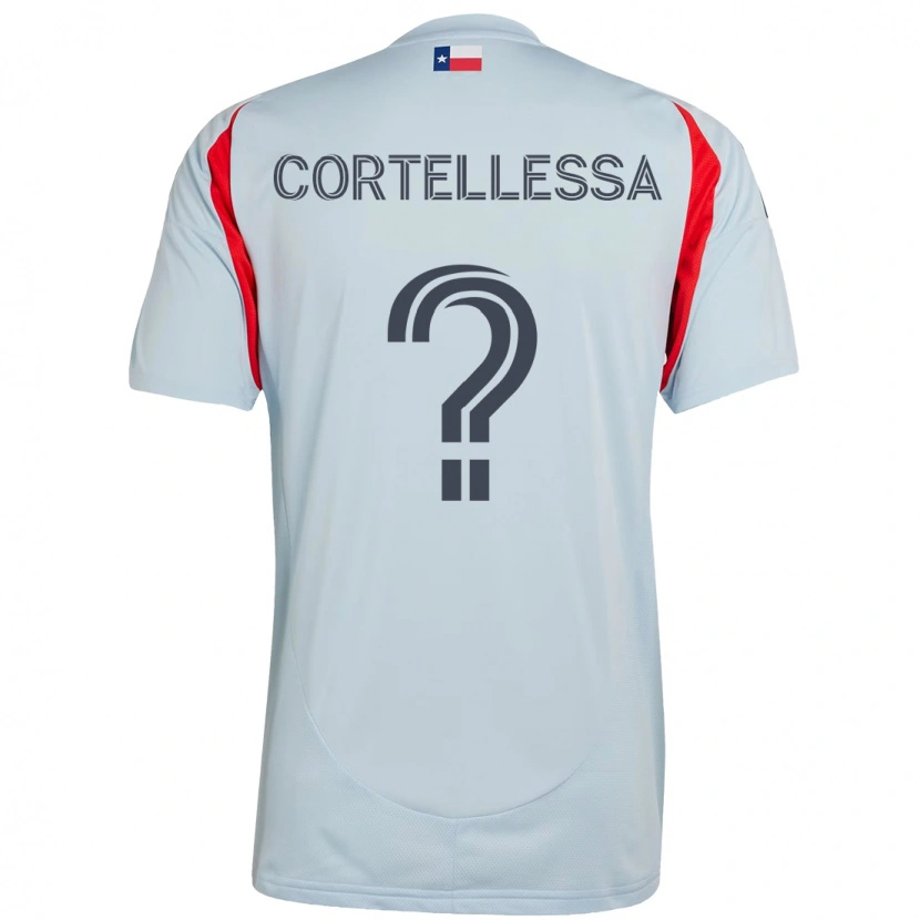 Danxen Niño Camiseta Michael Cortellessa #0 Rojo Azul Marino 2ª Equipación 2025/26 La Camisa