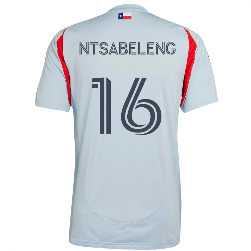 Danxen Niño Camiseta Tsiki Ntsabeleng #16 Rojo Azul Marino 2ª Equipación 2025/26 La Camisa