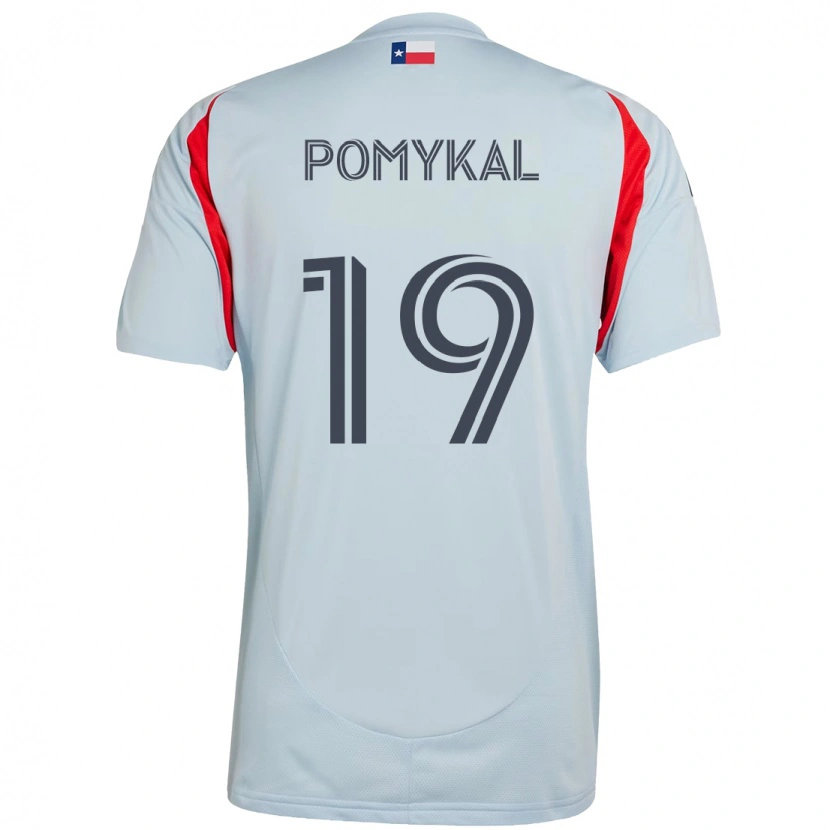 Danxen Niño Camiseta Paxton Pomykal #19 Rojo Azul Marino 2ª Equipación 2025/26 La Camisa
