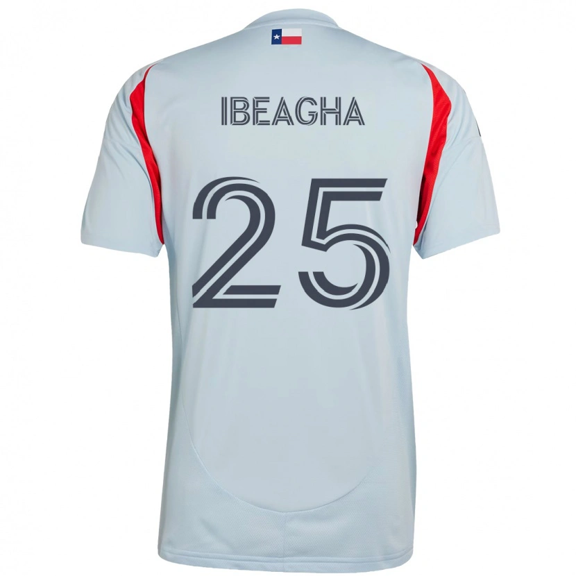 Danxen Niño Camiseta Sebastien Ibeagha #25 Rojo Azul Marino 2ª Equipación 2025/26 La Camisa