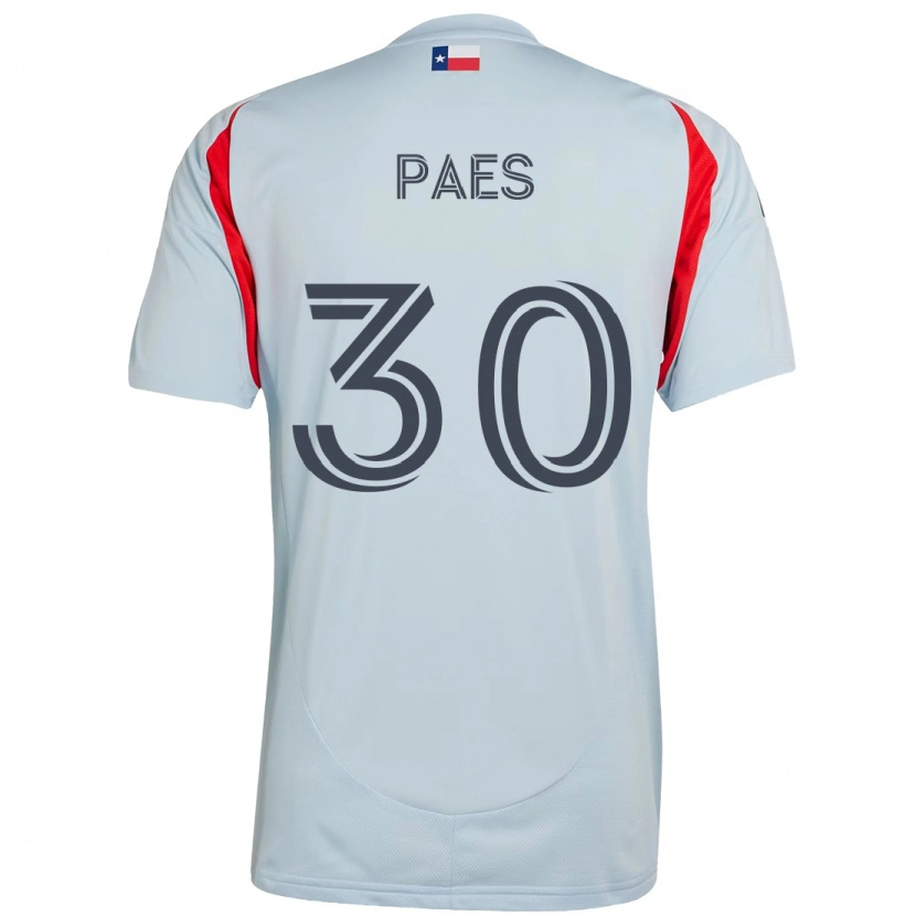 Danxen Niño Camiseta Maarten Paes #30 Rojo Azul Marino 2ª Equipación 2025/26 La Camisa