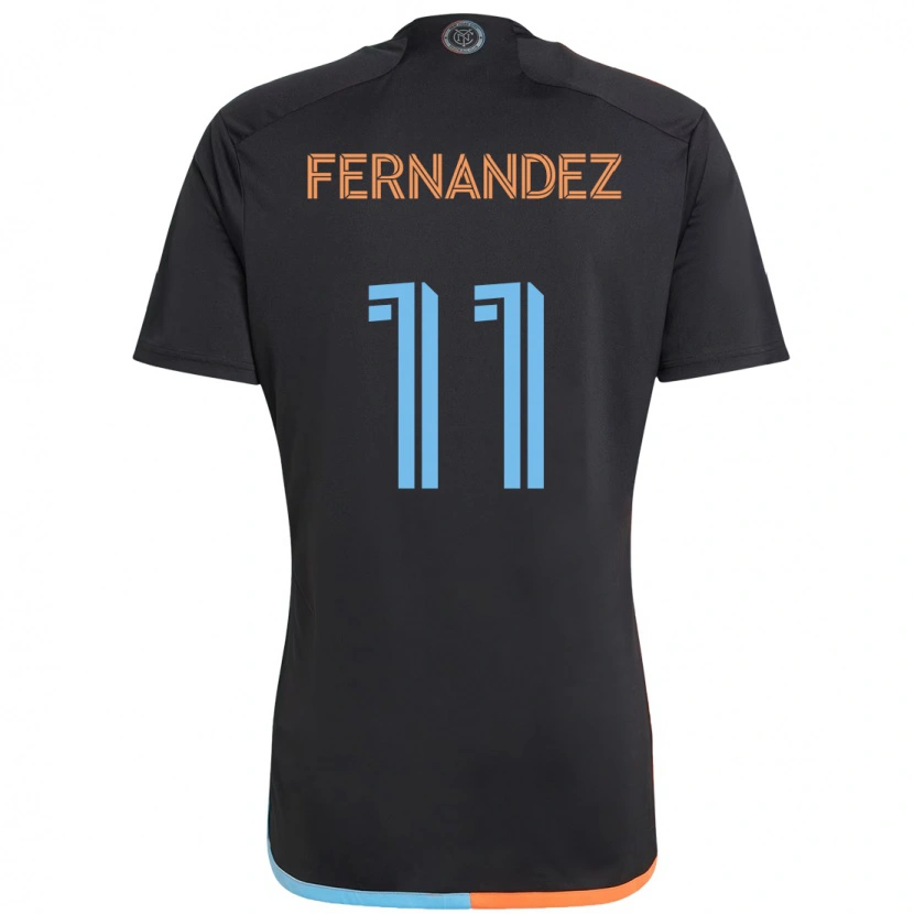Danxen Niño Camiseta Julián Fernández #11 Azul Claro 2ª Equipación 2025/26 La Camisa