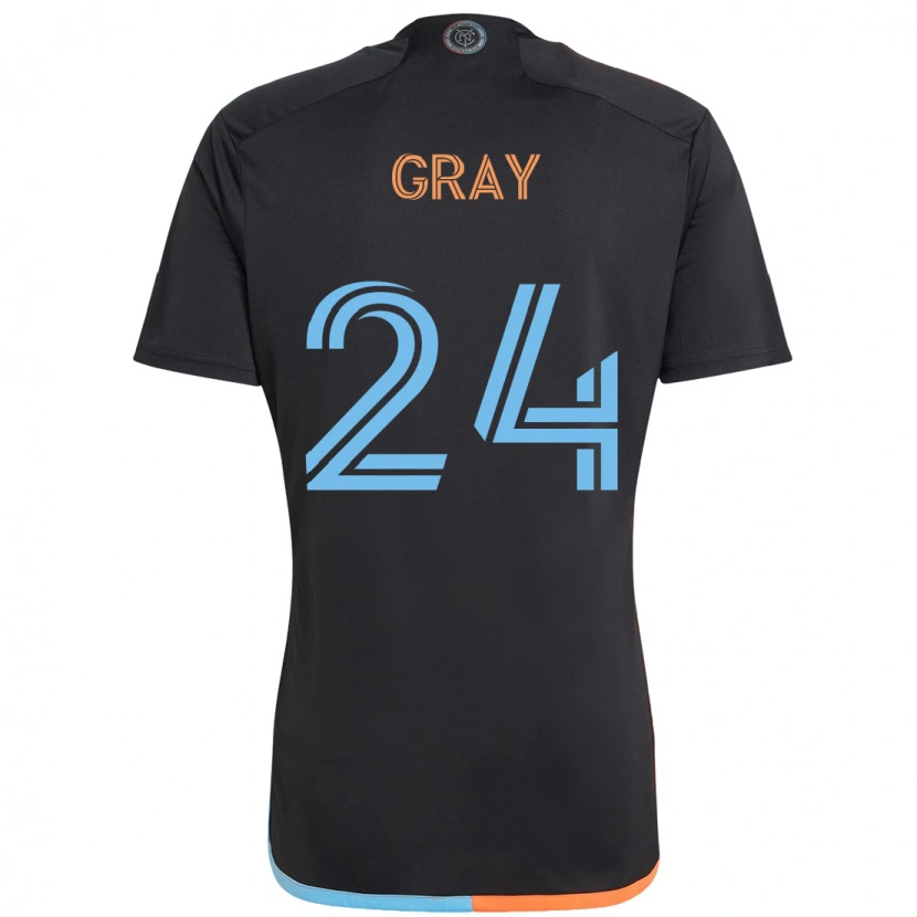 Danxen Niño Camiseta Tayvon Gray #24 Azul Claro 2ª Equipación 2025/26 La Camisa