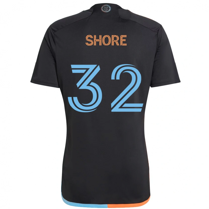 Danxen Niño Camiseta Jonathan Shore #32 Azul Claro 2ª Equipación 2025/26 La Camisa