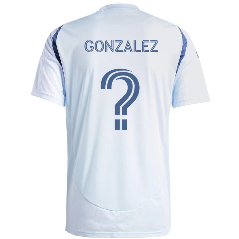 Danxen Niño Camiseta Omar González #0 Azul Celeste Claro Azul 2ª Equipación 2025/26 La Camisa