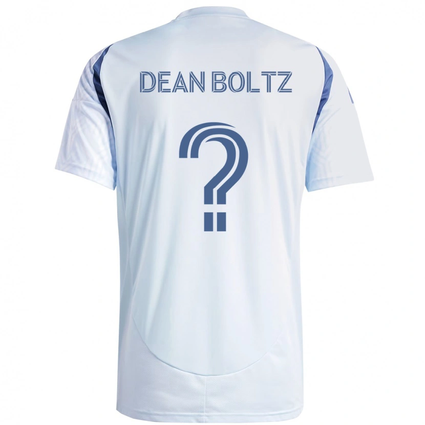 Danxen Niño Camiseta Dean Boltz #0 Azul Celeste Claro Azul 2ª Equipación 2025/26 La Camisa