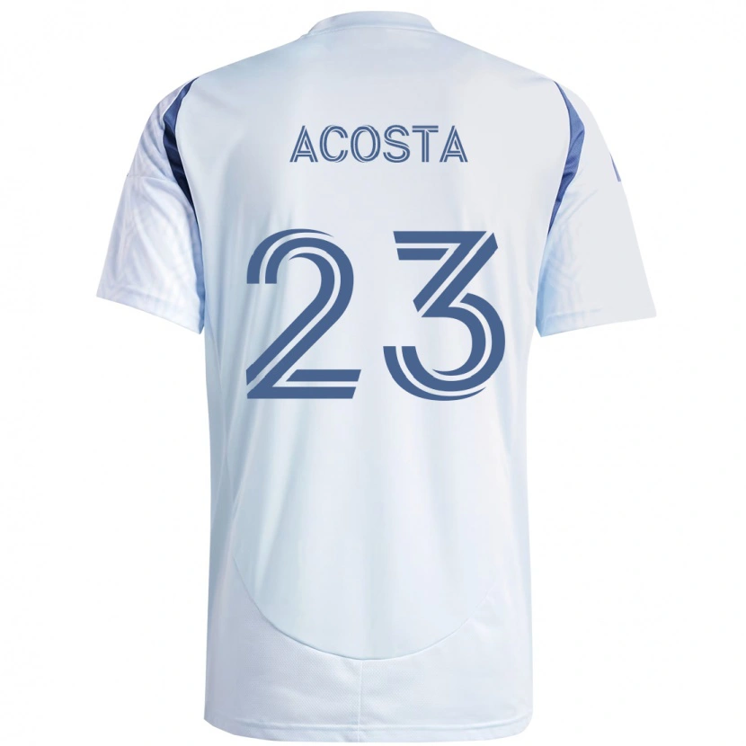 Danxen Niño Camiseta Kellyn Acosta #23 Azul Celeste Claro Azul 2ª Equipación 2025/26 La Camisa