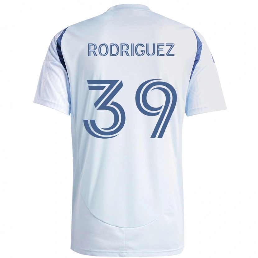 Danxen Niño Camiseta Allan Rodriguez #39 Rojo Blanco 2ª Equipación 2025/26 La Camisa