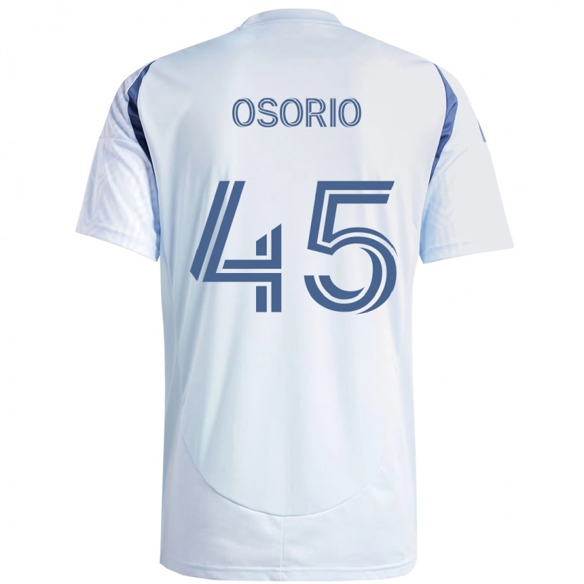 Danxen Niño Camiseta Harold Osorio #45 Azul Celeste Claro Azul 2ª Equipación 2025/26 La Camisa