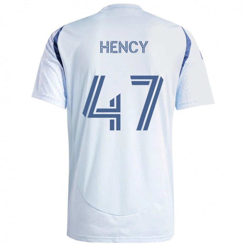 Danxen Niño Camiseta Billy Hency #47 Azul Celeste Claro Azul 2ª Equipación 2025/26 La Camisa