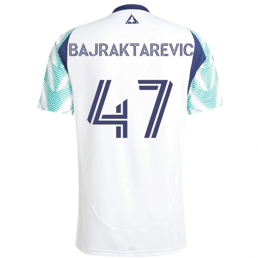 Danxen Niño Camiseta Esmir Bajraktarevic #47 Azul Rojo 2ª Equipación 2025/26 La Camisa