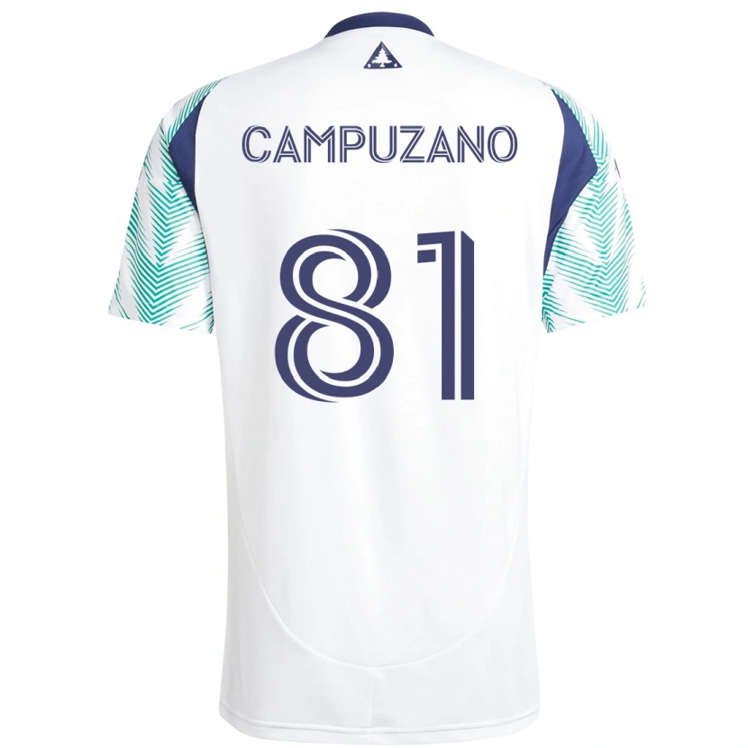 Danxen Niño Camiseta Nico Campuzano #81 Azul Rojo 2ª Equipación 2025/26 La Camisa