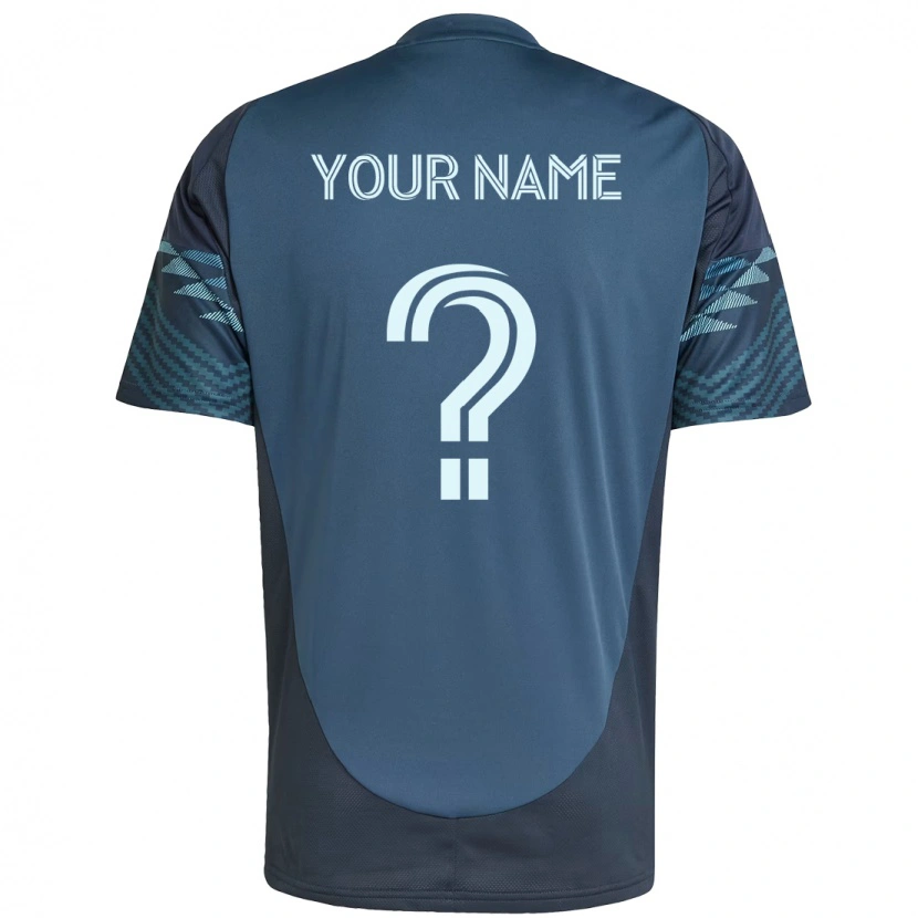 Danxen Niño Camiseta Su Nombre #0 Verde Blanco 2ª Equipación 2025/26 La Camisa