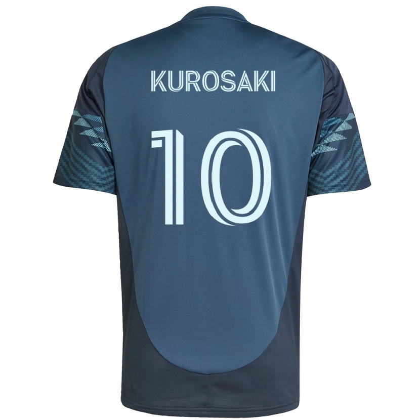 Danxen Niño Camiseta Yuuka Kurosaki #10 Verde Blanco 2ª Equipación 2025/26 La Camisa