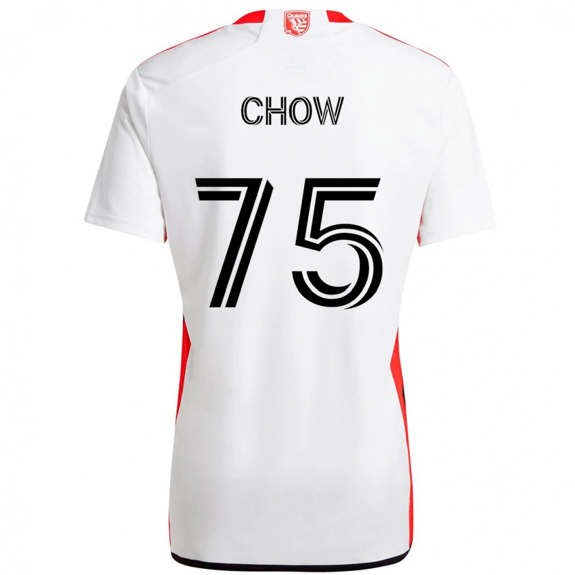Danxen Niño Camiseta Alex Chow #75 Negro Azul Oscuro 2ª Equipación 2025/26 La Camisa