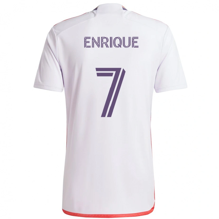 Danxen Niño Camiseta Ramiro Enrique #7 Morado Blanco 2ª Equipación 2025/26 La Camisa