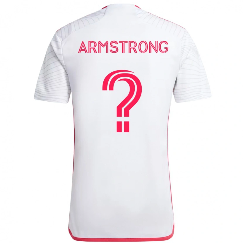 Danxen Niño Camiseta Dida Armstrong #0 Magenta Blanco 2ª Equipación 2025/26 La Camisa