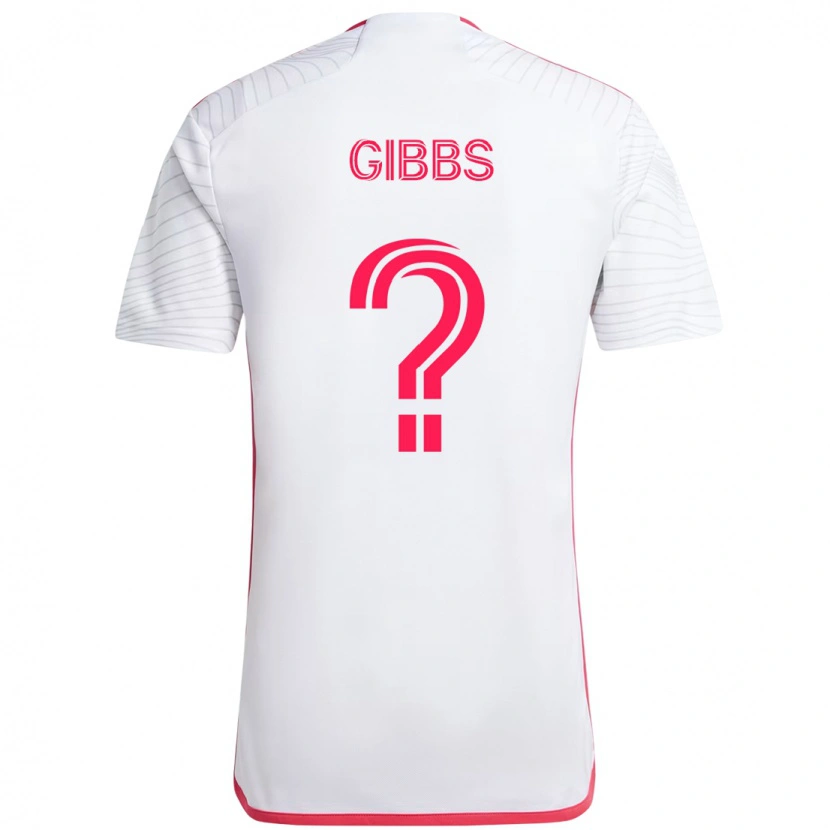 Danxen Niño Camiseta Ryley Gibbs #0 Magenta Blanco 2ª Equipación 2025/26 La Camisa