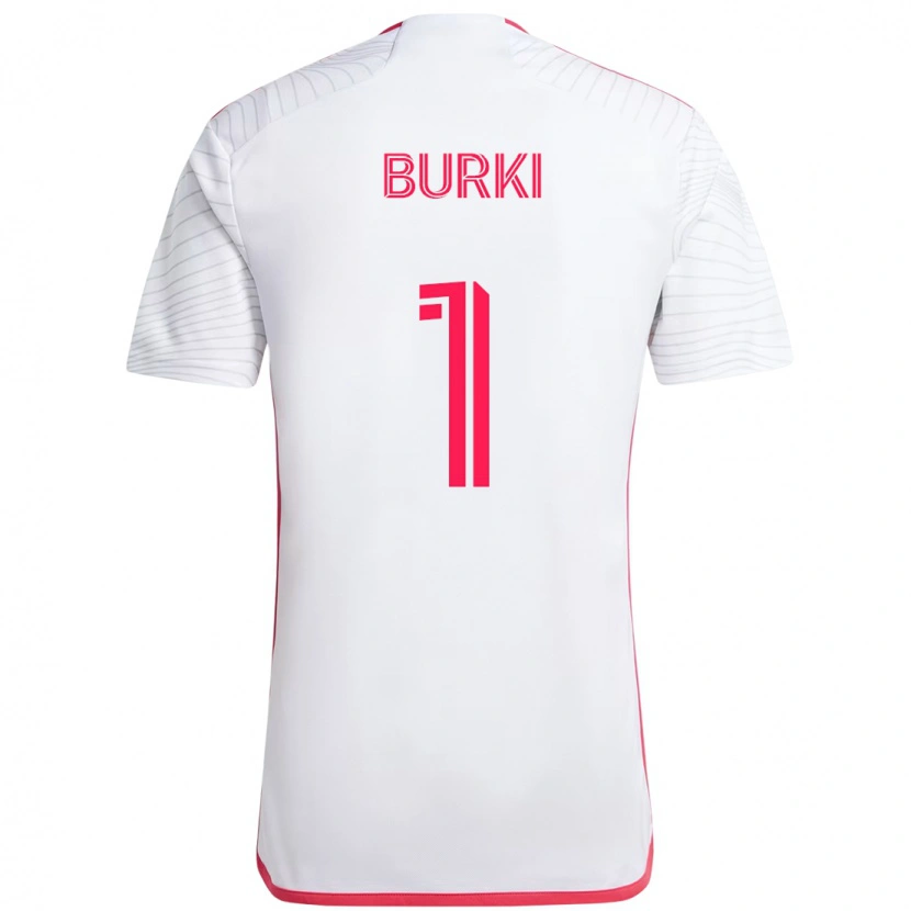 Danxen Niño Camiseta Roman Bürki #1 Magenta Blanco 2ª Equipación 2025/26 La Camisa