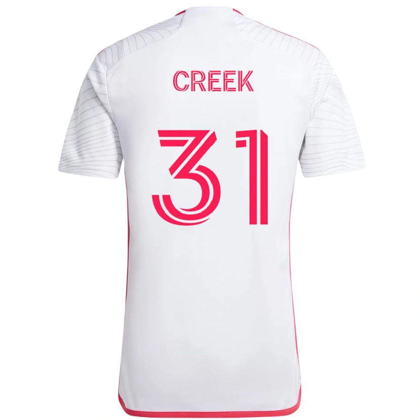 Danxen Niño Camiseta Michael Creek #31 Magenta Blanco 2ª Equipación 2025/26 La Camisa