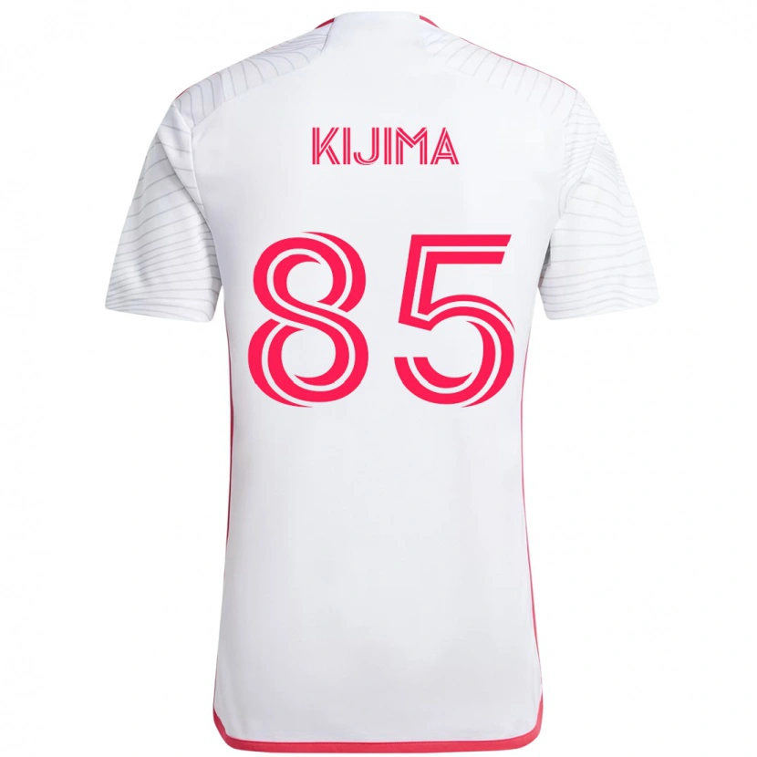 Danxen Niño Camiseta Hosei Kijima #85 Magenta Blanco 2ª Equipación 2025/26 La Camisa