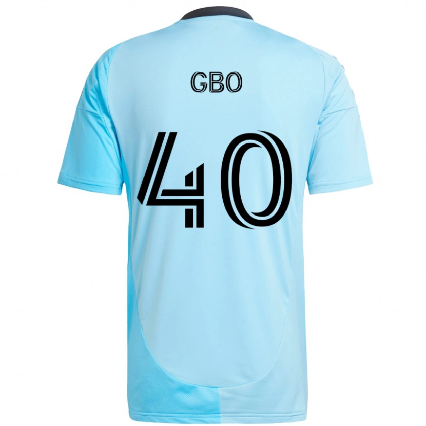 Danxen Niño Camiseta Cedrik Gbo #40 Negro Azul 2ª Equipación 2025/26 La Camisa