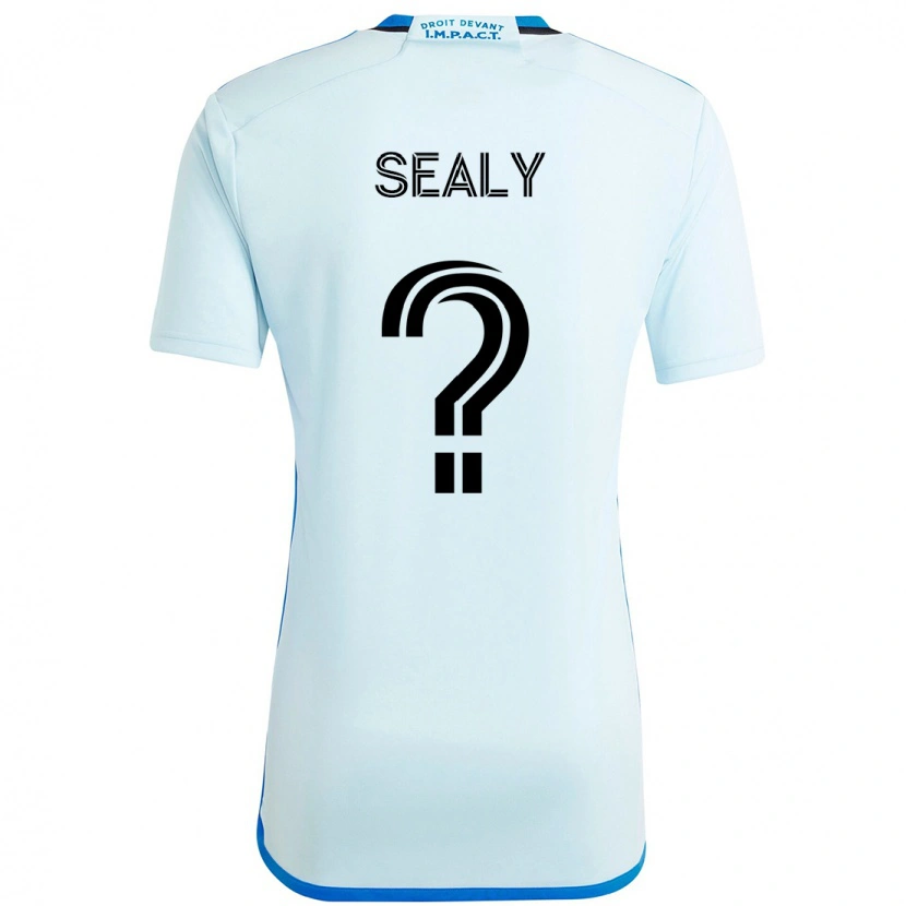 Danxen Niño Camiseta Dante Sealy #0 Azul Celeste Azul Oscuro 2ª Equipación 2025/26 La Camisa