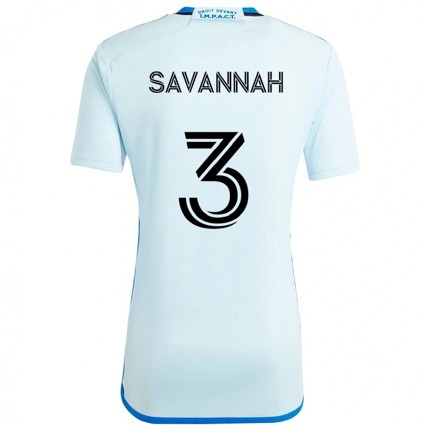 Danxen Niño Camiseta Chenail Savannah #3 Azul Celeste Azul Oscuro 2ª Equipación 2025/26 La Camisa