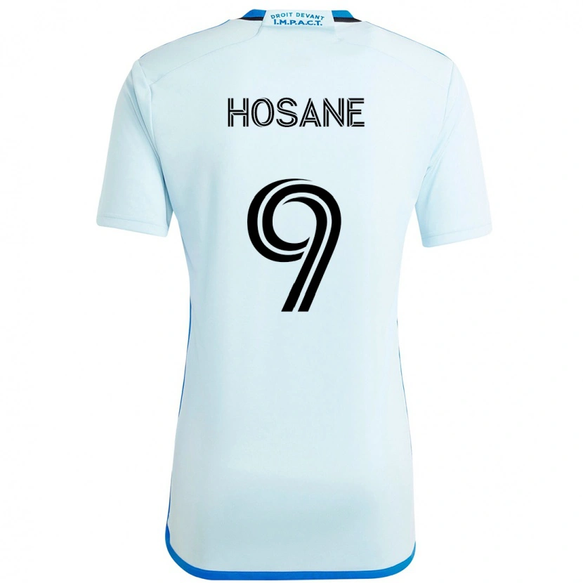 Danxen Niño Camiseta Soukou Hosane #9 Azul Celeste Azul Oscuro 2ª Equipación 2025/26 La Camisa