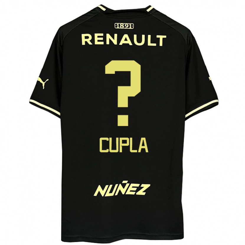 Danxen Niño Camiseta Renzo Cupla #0 Amarillo Negro 2ª Equipación 2025/26 La Camisa