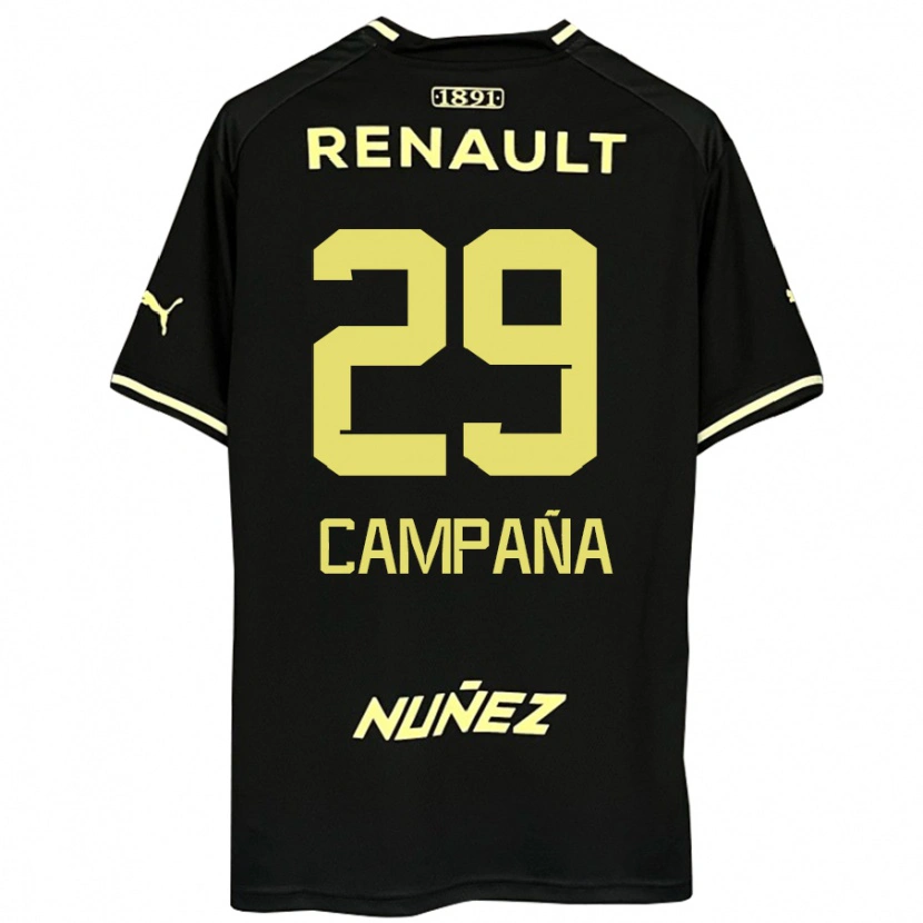 Danxen Niño Camiseta Martín Campaña #29 Amarillo Negro 2ª Equipación 2025/26 La Camisa