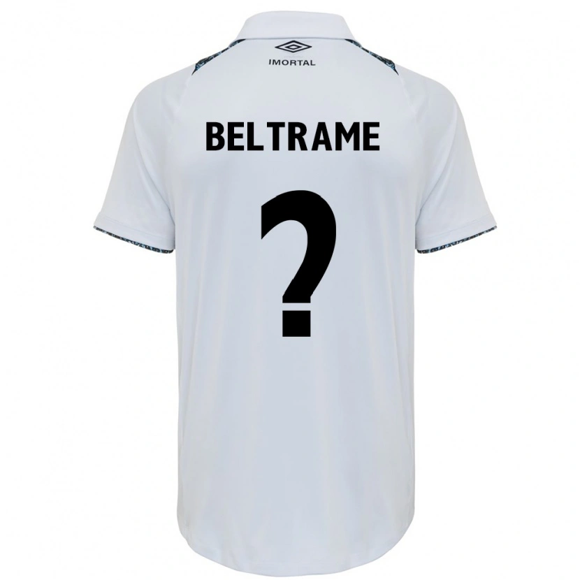Danxen Niño Camiseta Thiago Beltrame #0 Azul Negro Blanco 2ª Equipación 2025/26 La Camisa