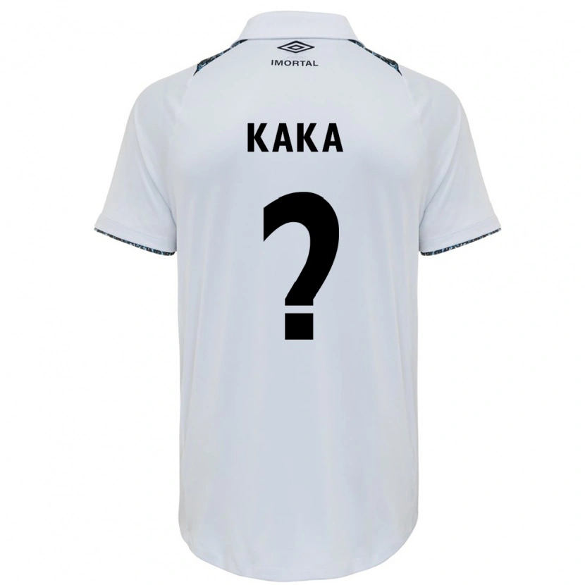 Danxen Niño Camiseta Kaká #0 Blanco Azul 2ª Equipación 2025/26 La Camisa
