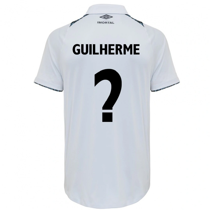 Danxen Niño Camiseta Zé Guilherme #0 Blanco Azul 2ª Equipación 2025/26 La Camisa