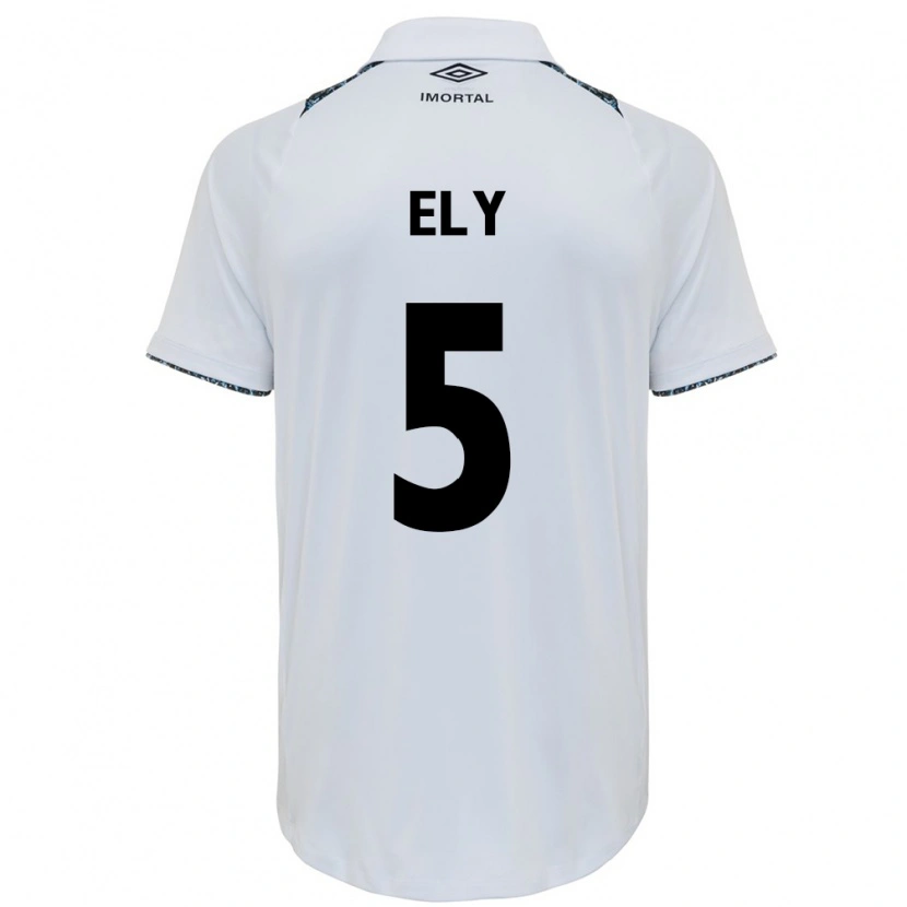 Danxen Niño Camiseta Rodrigo Ely #5 Azul Negro Blanco 2ª Equipación 2025/26 La Camisa