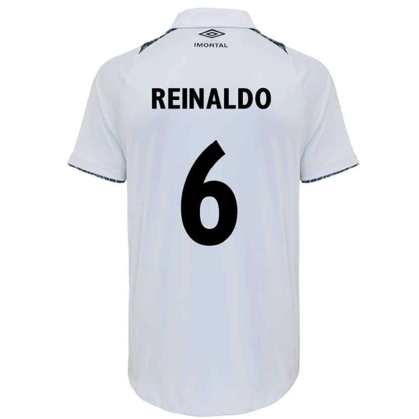 Danxen Niño Camiseta Reinaldo #6 Azul Negro Blanco 2ª Equipación 2025/26 La Camisa