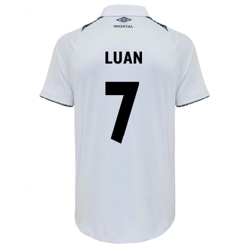 Danxen Niño Camiseta Luan #7 Azul Negro Blanco 2ª Equipación 2025/26 La Camisa