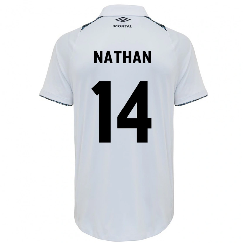 Danxen Niño Camiseta Nathan #14 Azul Negro Blanco 2ª Equipación 2025/26 La Camisa