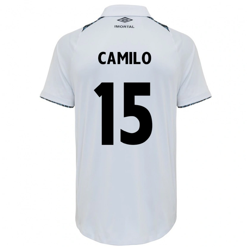 Danxen Niño Camiseta Camilo #15 Azul Negro Blanco 2ª Equipación 2025/26 La Camisa