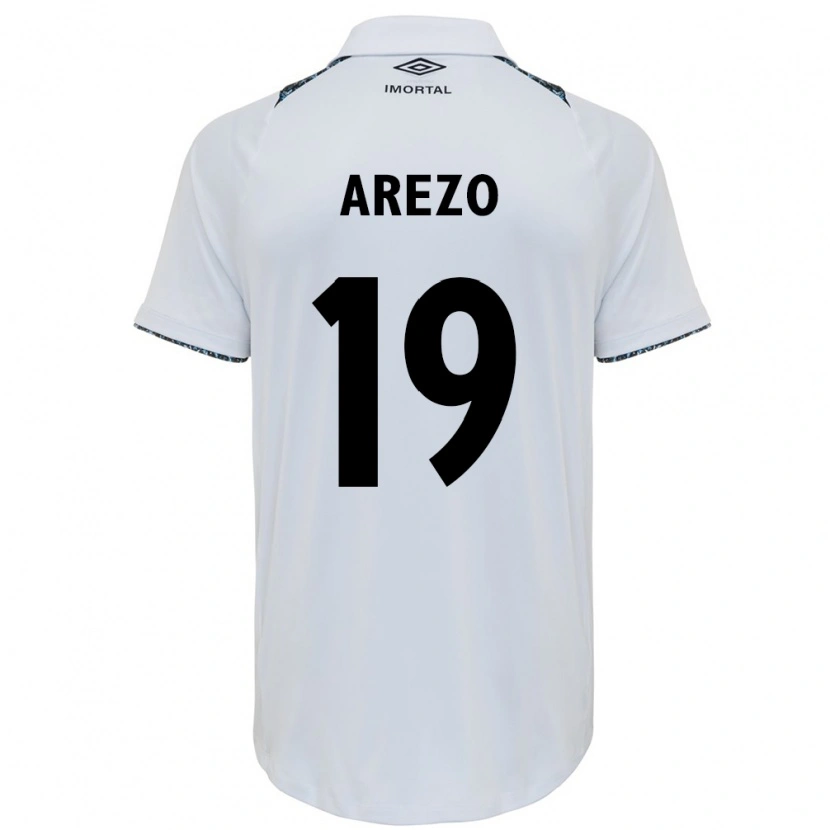 Danxen Niño Camiseta Matías Arezo #19 Azul Negro Blanco 2ª Equipación 2025/26 La Camisa