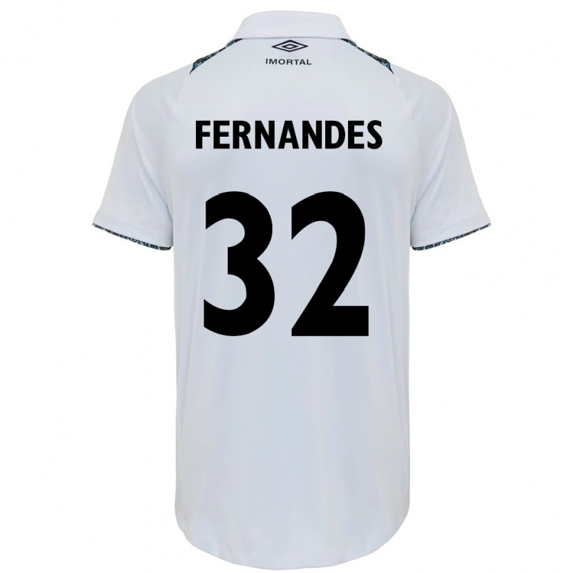 Danxen Niño Camiseta Nathan Fernandes #32 Azul Negro Blanco 2ª Equipación 2025/26 La Camisa