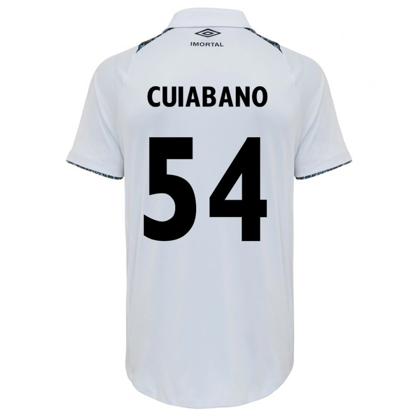Danxen Niño Camiseta Cuiabano #54 Azul Negro Blanco 2ª Equipación 2025/26 La Camisa