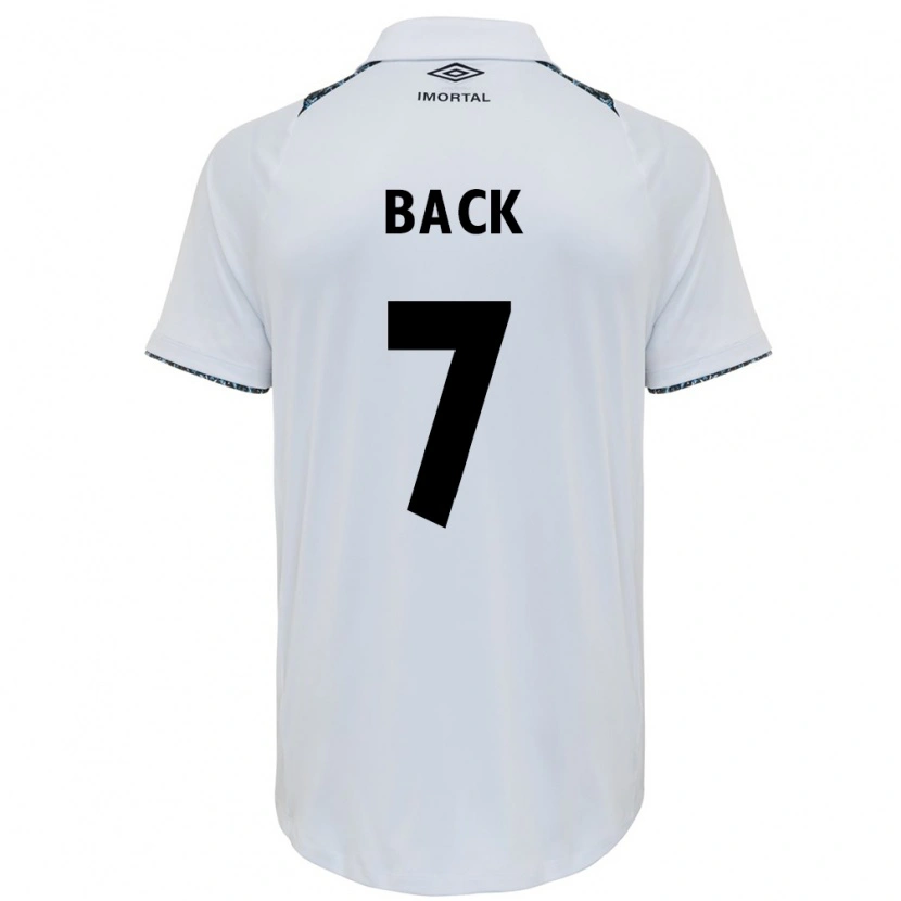 Danxen Niño Camiseta Pri Back #7 Blanco Azul 2ª Equipación 2025/26 La Camisa