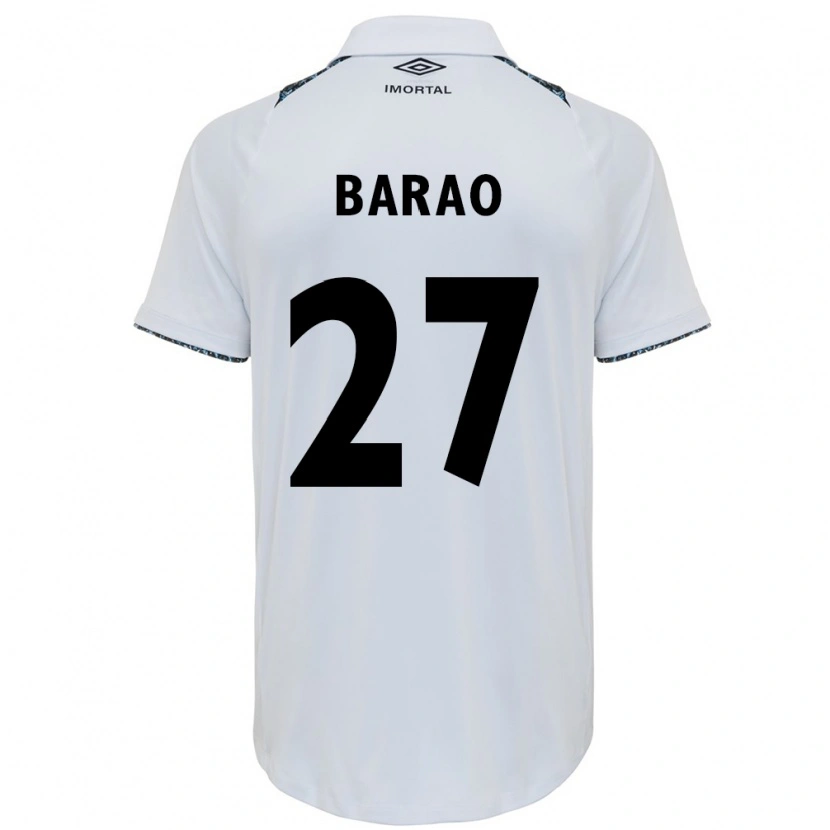Danxen Niño Camiseta Dani Barão #27 Azul Negro Blanco 2ª Equipación 2025/26 La Camisa