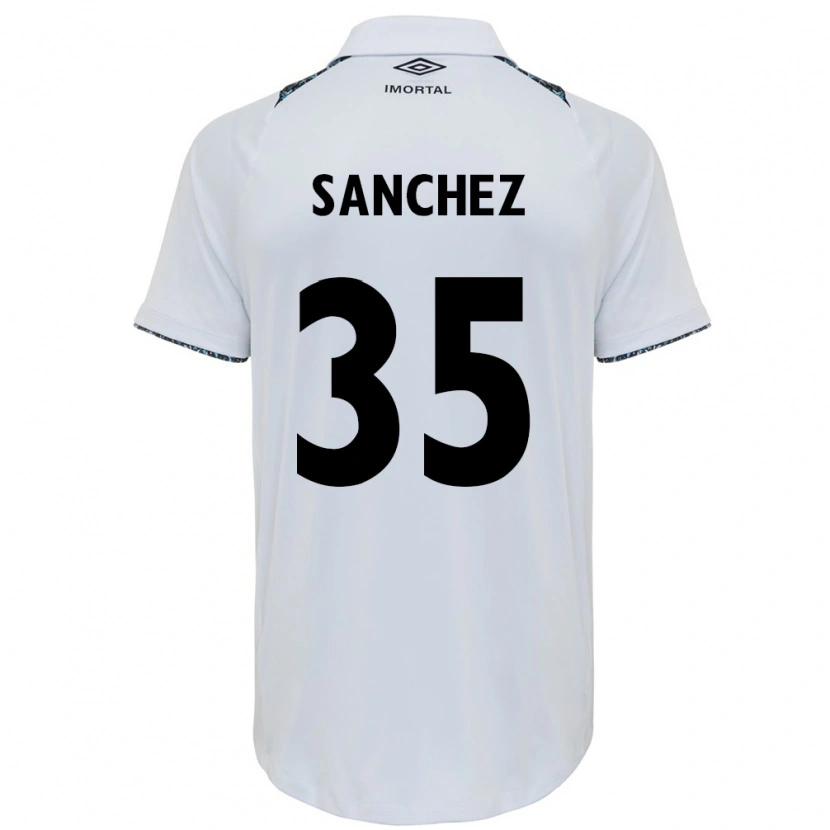 Danxen Niño Camiseta Lari Sanchez #35 Azul Negro Blanco 2ª Equipación 2025/26 La Camisa