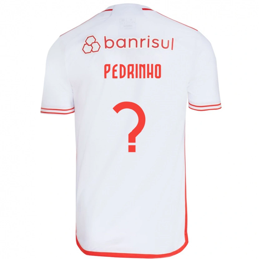 Danxen Niño Camiseta Pedrinho #0 Blanco Rojo 2ª Equipación 2025/26 La Camisa