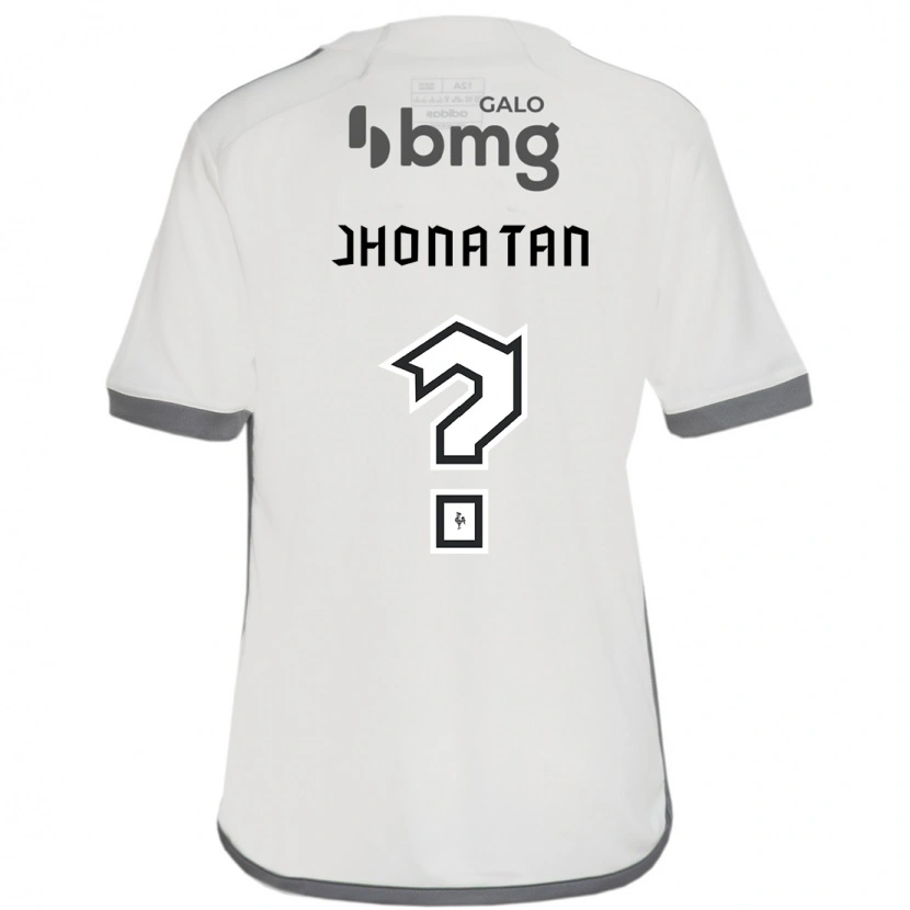 Danxen Niño Camiseta Jhonathan Bernardo #0 Blanco Negro 2ª Equipación 2025/26 La Camisa